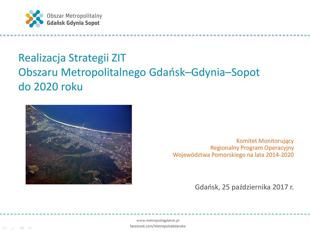 Realizacja Strategii Zit Obszaru Metropolitalnego Gda Skgdyniasopot